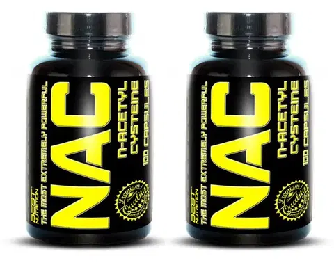 NAC (N-acetylcysteine) - Best Nutrition 100 kaps. + 100 kaps.