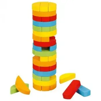 Farebná balančná veža Jenga - Goki