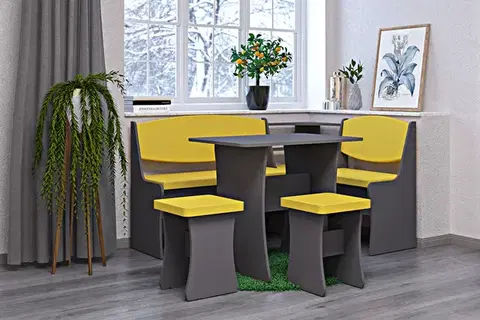 DINKY malý jedálenský stôl, grafit