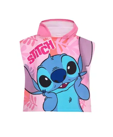 Detské pončo mikrovlákno Lilo and Stitch 50x100cm Faro Tiahome