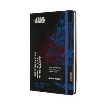Zápisník MOLESKINE Star Wars linajkový Falcon L