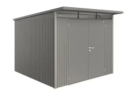 Biohort Záhradný domček BIOHORT Avantgarde A7 duo 260 × 260 cm (sivý kremeň metalíza)