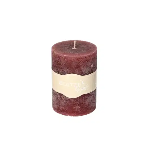 Dekoria Sviečka Lea 10cm claret, 7 x 10 cm