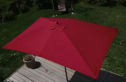 Záhradný slnečník 3x4 m