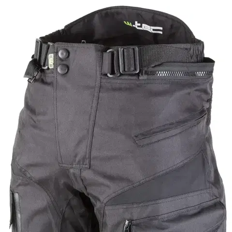 Pánske moto nohavice W-TEC Kaluzza Farba čierna, Veľkosť 4XL