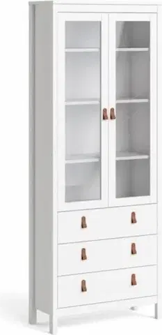 Vitrína Realty 78 cm biela