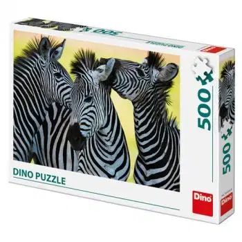 Puzzle Tri zebry 500 Dino