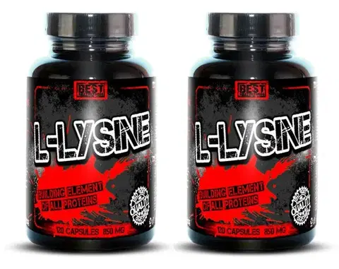 L-Lysine od Best Nutrition 120 kaps. + 120 kaps.