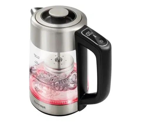 Concept RK4190 - Rýchlovarná kanvica s termoreguláciou 1,7 l 2200W/230V nerez rk4190