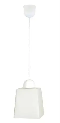 Stropná lampa Wibra 12 1xE27 biele lano