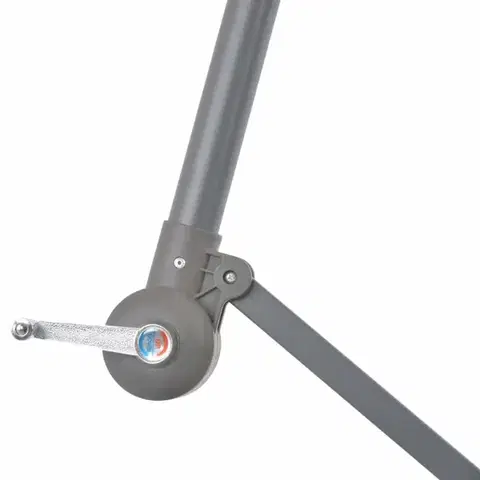 Konzolový slnečník s LED svetlami Ø 300 cm