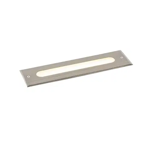 Moderný bodový svietidlo do zeme oceľ 30 cm vrátane LED IP65 - Eline