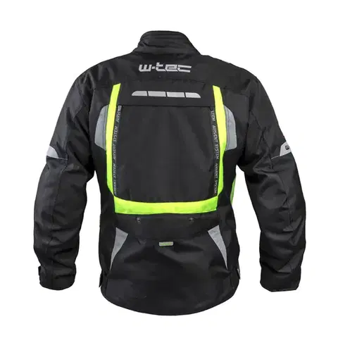 Moto bunda W-TEC Gelnair Farba čierno-zelená, Veľkosť 3XL