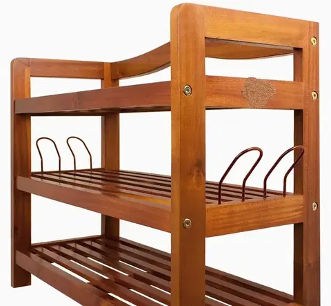Botník z agátového dreva D5379 Dekorhome