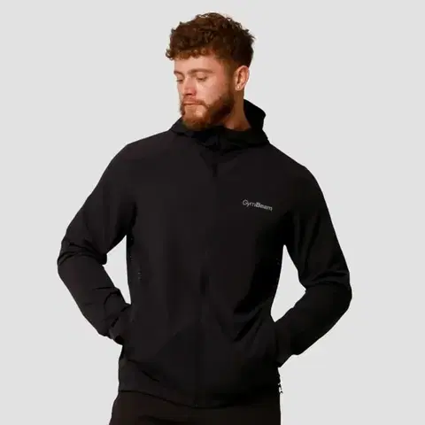 GymBeam Bežecká bunda Pulse Black  MM