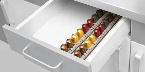 Tescoma univerzálny zásobník myDRINK,pre 10 kapslí Nespresso - farebný mix 