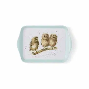 Tácka "You First!" Wrendale Designs - sovy