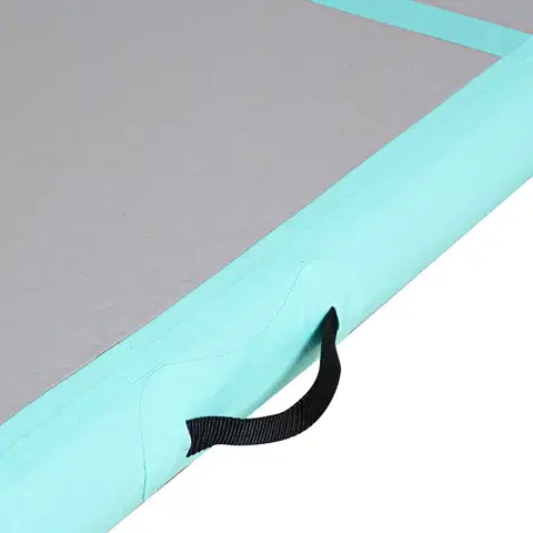 Airtrack inSPORTline Airstunt 300x100x10 cm bielo-modrý s elektrickou pumpou