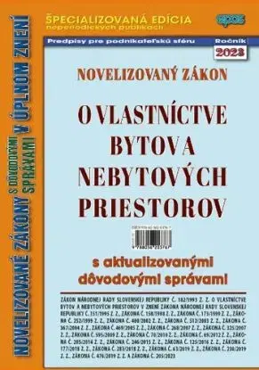 Novelizovaný zákon o vlastníctve bytov a nebytových priestorov 9/2023