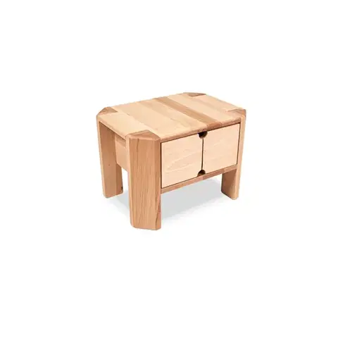 Nočný stolík LOFT 01 so zásuvkou z masívu