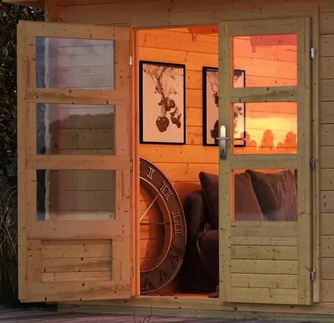 Drevený záhradný domček BASTRUP 2 Lanitplast