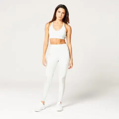 SQUATWOLF Dámske legíny Mesh Insert Grey  L