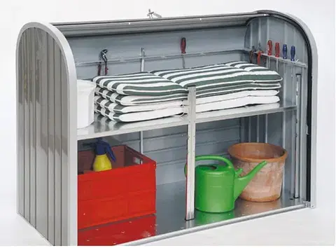 Biohort Roletový box BIOHORT Storemax 190 190 × 97 cm (strieborná metalíza)