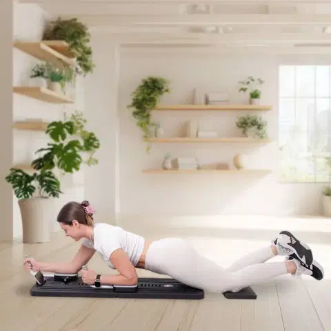 Pilates reformer inSPORTline Trancer Basic Farba čierna