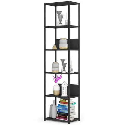 Regál LOFT 50 cm čierny