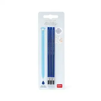 Legami Náhradné náplne do gumovacích pier 3ks modrá ERASABLE PENS - Legami