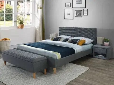 Posteľ AZURRO VELVET 140 Signal