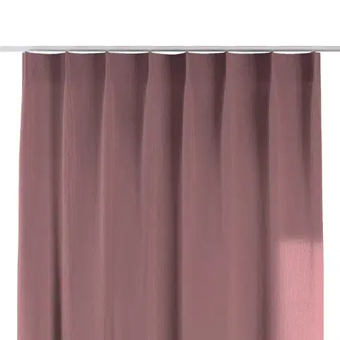 Dekoria Záves so systémom FLEX (jednoduché spony flex), ružová matná, Linen, 159-12
