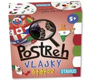Spoločenská hra Postreh! Vlajky štátov