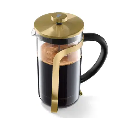 Kanvica french press 800 ml, 6 šálok, zlatá
