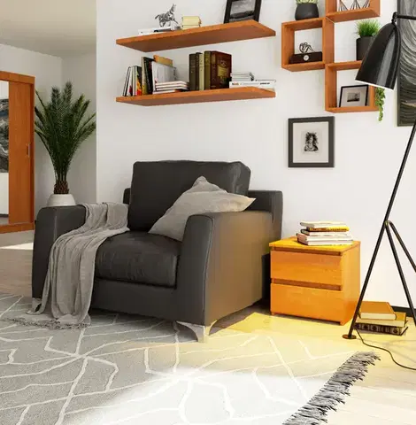 Nočný stolík CL2 40 cm jelša
