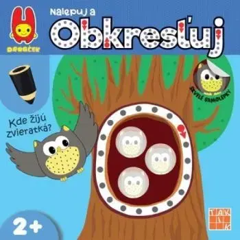 Kde žijú zvieratká - nalepuj a obkresľuj