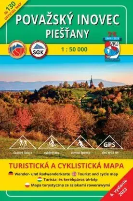 Považský Inovec - Piešťany - TM 130, 1: 50 000, 6. vydanie