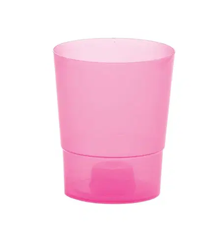Kvetináč Coubi Orchidea ružový transparentný