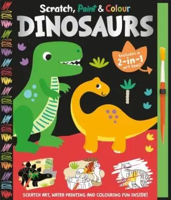 Scratch, Paint & Colour Dinosaurs - Georgie Taylor