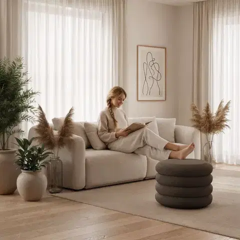 Taburet Mollis hnedý