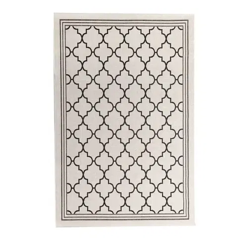 Dekoria Koberec Cottage wool/ black 160x230cm, 160 x 230 cm