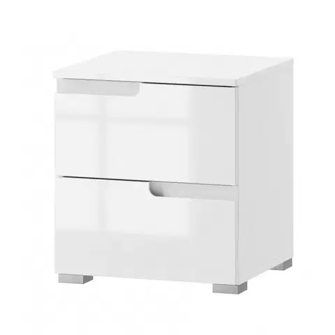 Nočný stolík Selene 47 cm biely