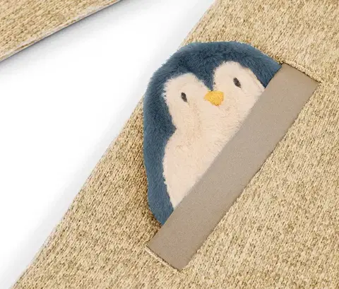 Hrejivé vankúšiky do vrecka, 2 ks »Pinguin«