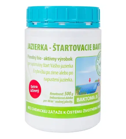 Baktoma JS - Štartovacie baktérie do jazierka - 0,5kg Baktoma JS: 0,5 kg