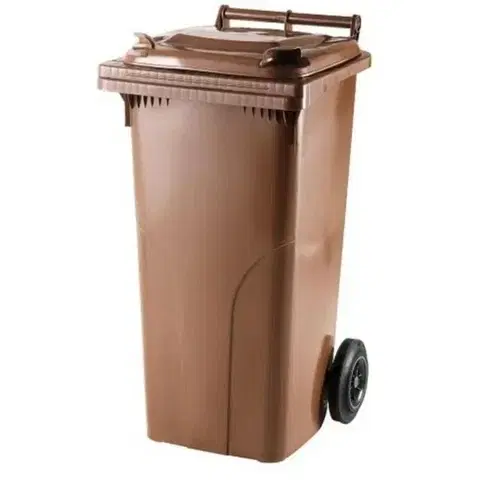 Kinekus Popolnica 120L, plastová, hnedá