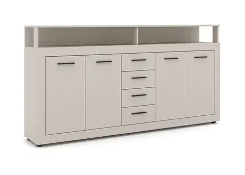 Komoda Luna 190 cm kašmírová