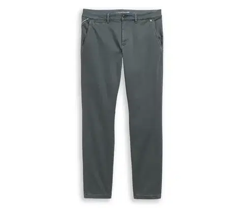 Chino nohavice Tom Tailor TTSIMON Slim, Darkest Olive