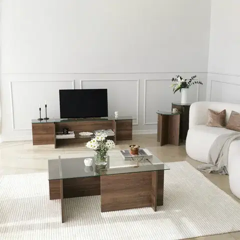 Televízny stolík Escape Walnut