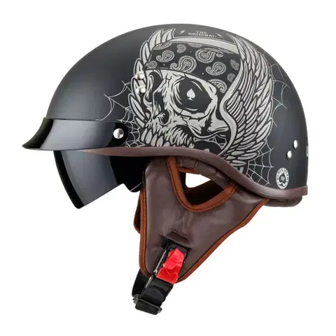 W-TEC Black Heart Longroad Wings Skull - M (57-58)
