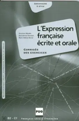 Expression Francaise ecrite et orale corrigés